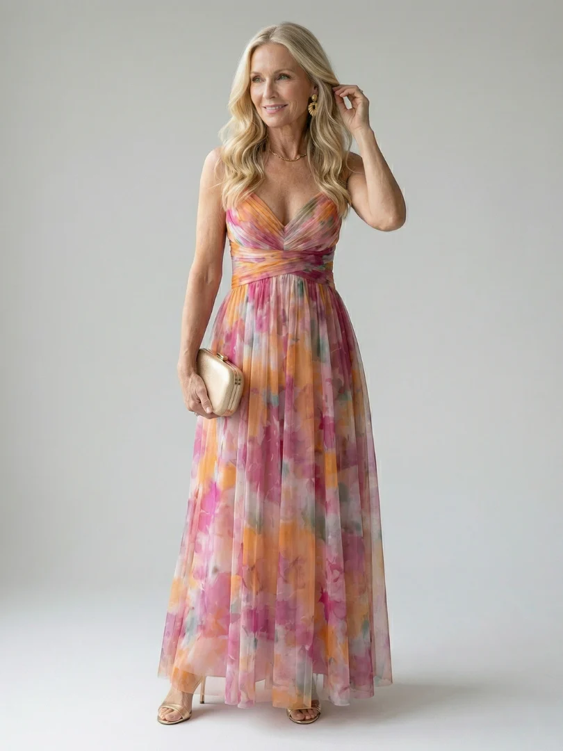 ISEL™ - SOFT WRAP MAXI DRESS