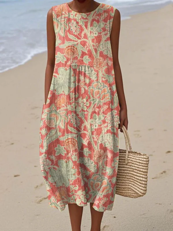 ALEXA™ - TUMMY COVERAGE MIDI DRESS