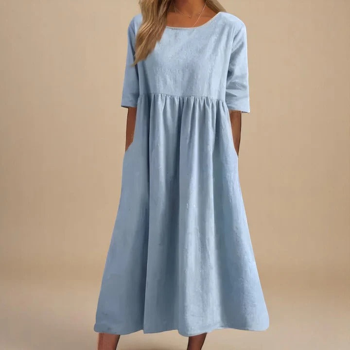 TINA™ - TUMMY COVERAGE MIDI DRESS