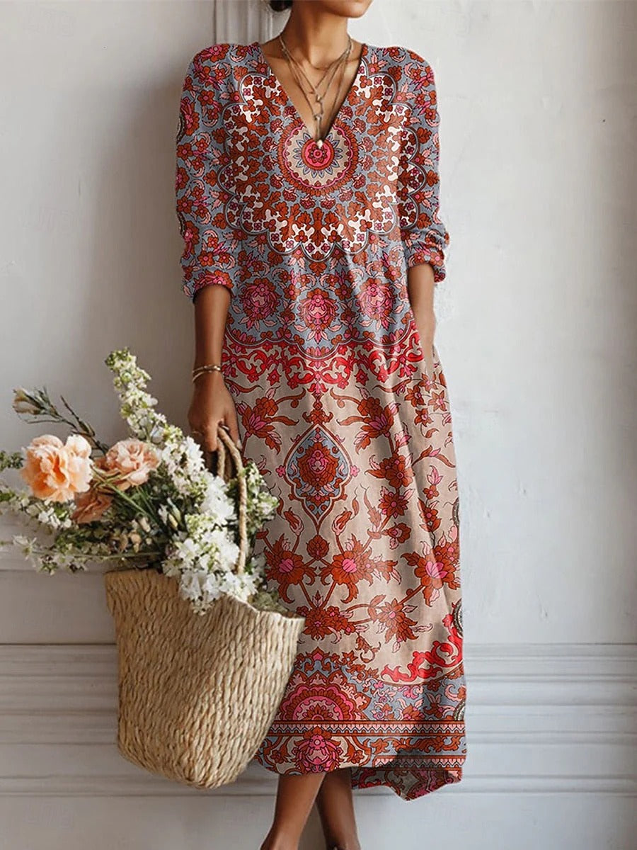 CALLA™ - RELAXED SUMMER MIDI DRESS