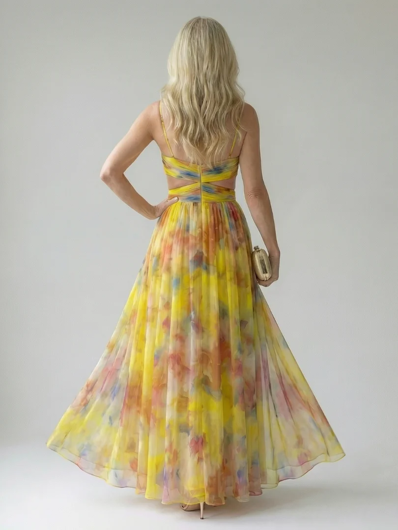 ISEL™ - SOFT WRAP MAXI DRESS