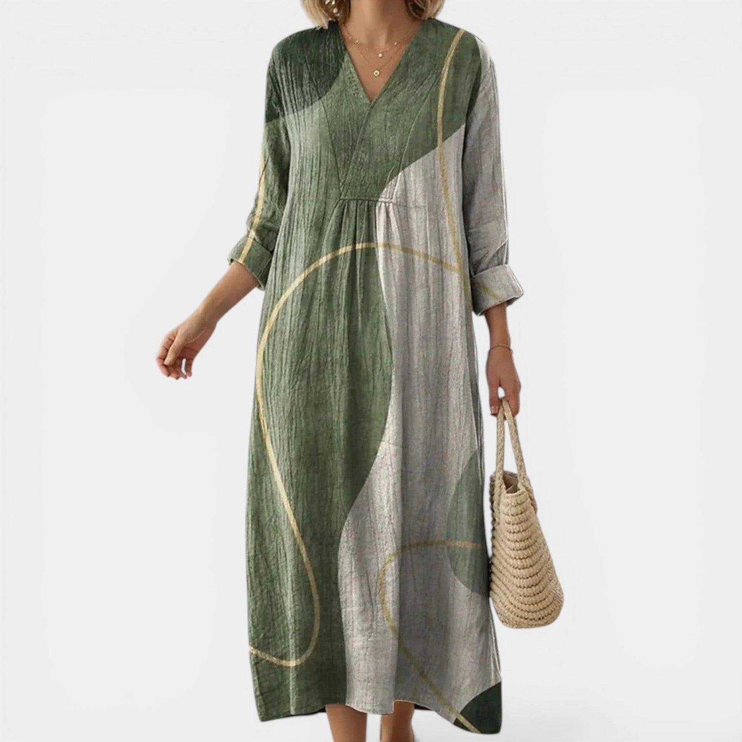 PORTLAND™ - ELEGANT COMFORT TUMMY COVERAGE DRESS