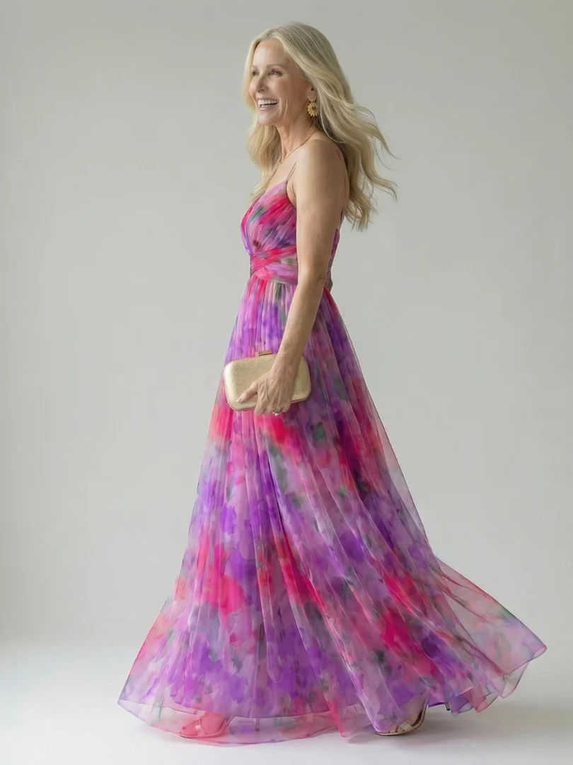 ISEL™ - SOFT WRAP MAXI DRESS