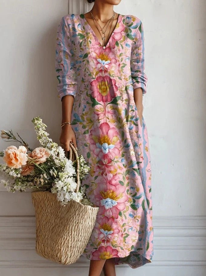 LILA™ - RELAXED SUMMER MIDI DRESS