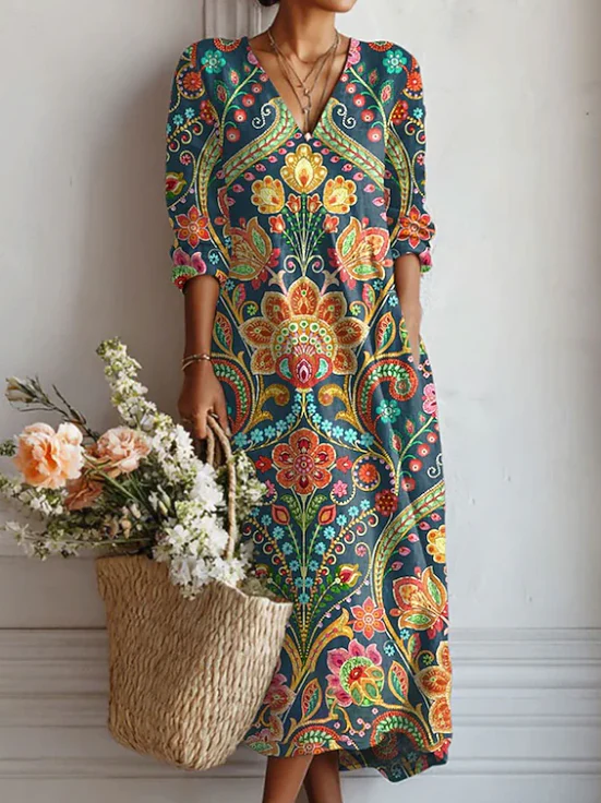 MARA™ - RELAXED SUMMER MIDI DRESS