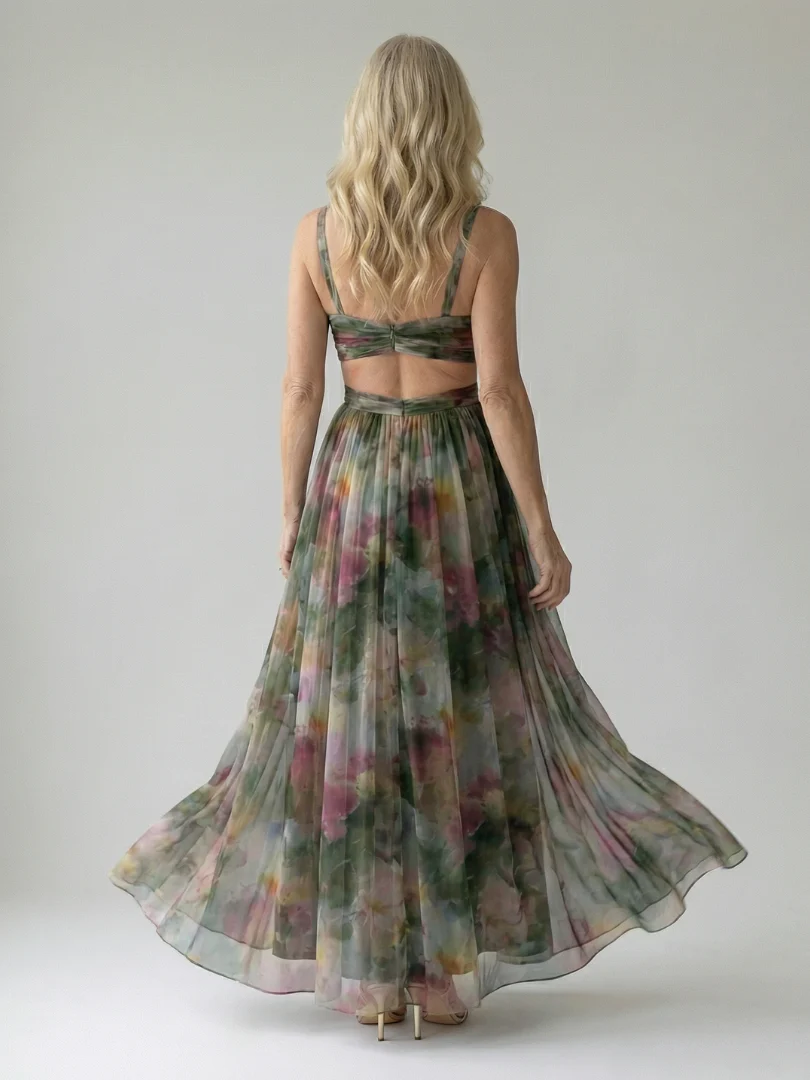 ISEL™ - SOFT WRAP MAXI DRESS