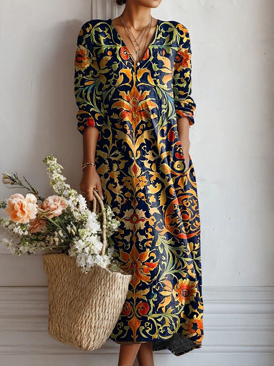 SLOANE™ - RELAXED SUMMER MIDI DRESS