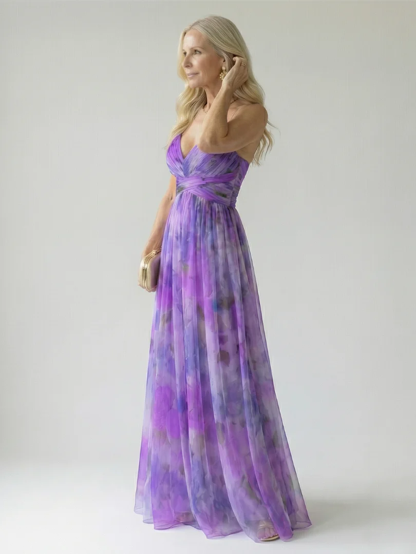 ISEL™ - SOFT WRAP MAXI DRESS