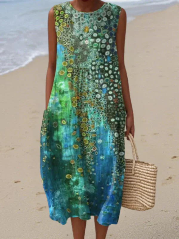 PERTH™ - FLATTERING SEASIDE MIDI DRESS