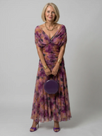 CALEN™ - OFF SHOULDER FLOW MIDI DRESS