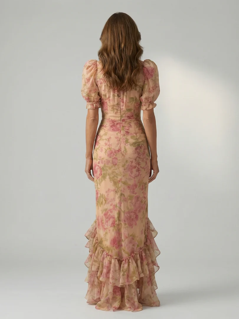 VIANNE™ - GENTLE HIGH NECK MAXI DRESS