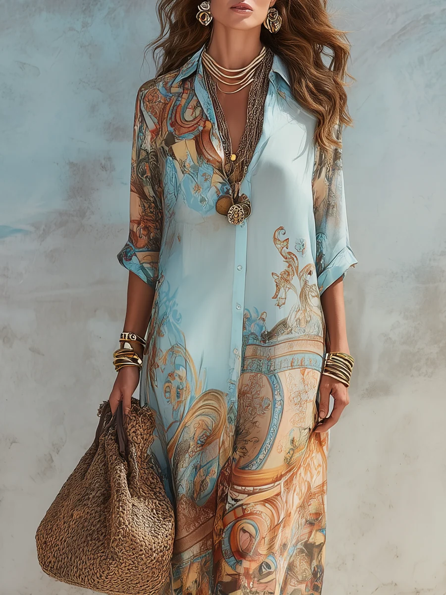 PRISCILLA™ - ELEGANT SUMMER MAXI DRESS