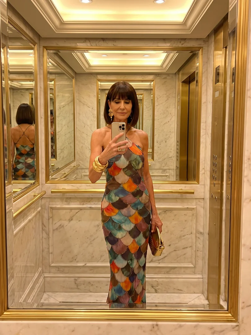 LARKIN™ - FITTED SCALE PRINT MAXI DRESS