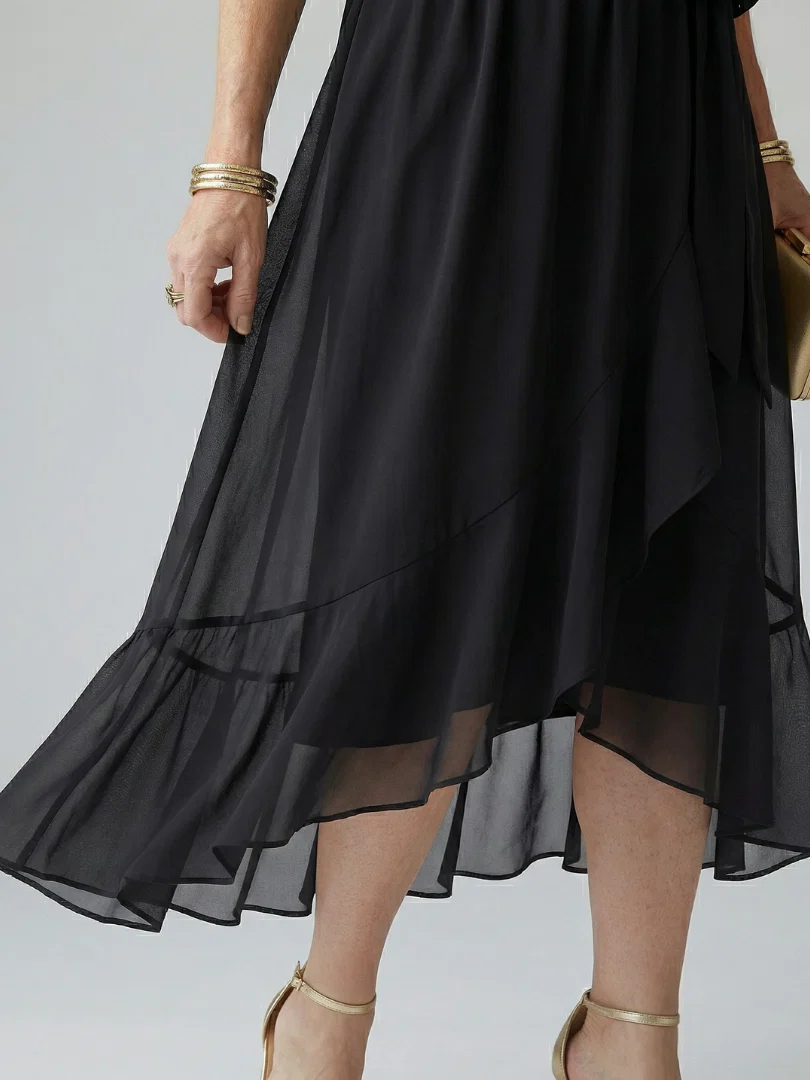 ELRIC™ - LIGHT DRAPE MIDI DRESS