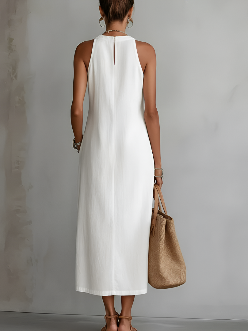 JIMENA™ - ELEGANT EMBROIDERED SUMMER MIDI DRESS