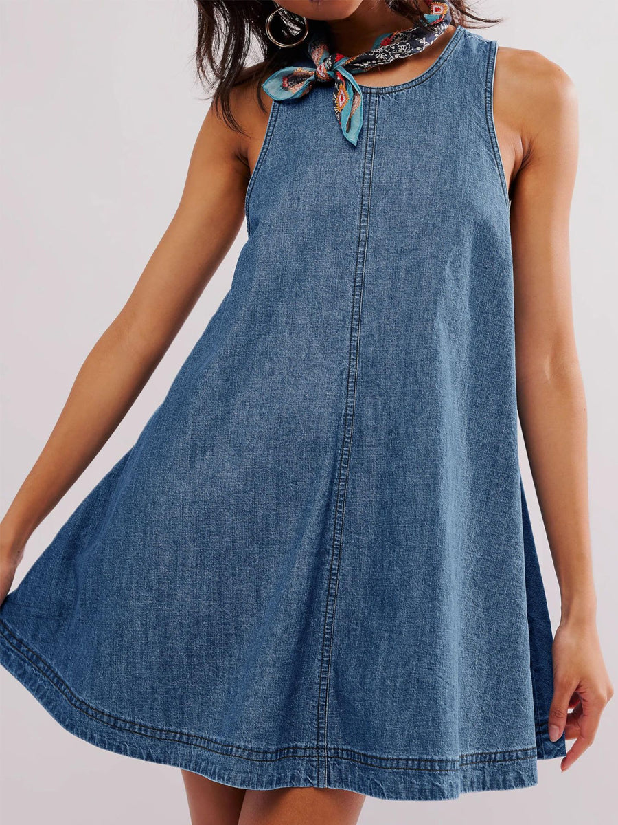 NANCY™ - EVERYDAY SUMMER DENIM MINI DRESS
